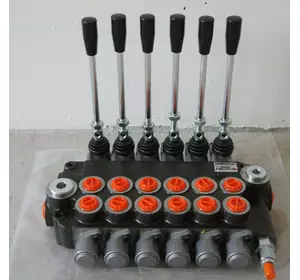 Гидрораспределитель Р80 6 секций 80 л/мин Badestnost 6P80 Гидрораспределитель Р80 6 секций 80 л/мин Badestnost 6P80