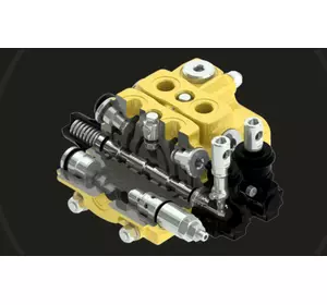 Гидрораспределитель секционный с ручным управлением серии GMS 50L GS08 (1-12 секций) Гидрораспределитель секционный с ручным управлением серии GMS 50L GS08 (1-12 секций)