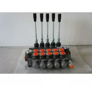 Гидрораспределитель 5 секций 5Р40 Badestnost с фиксацией 1 золотника Гидрораспределитель 5 секций 5Р40 Badestnost с фиксацией 1 золотника