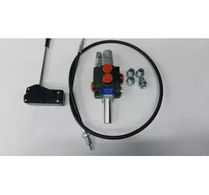 Гидрораспределитель Р40-К16 корейский с плавающим положение К16 на тросе и тросовой рукоятке 3047 Гидрораспределитель Р40-К16 корейский с плавающим положение К16 на тросе и тросовой рукоятке 3047