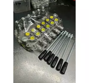 Гидрораспределитель GMS 90L GM10/6 90л/мин 6 секционный на манипулятор Гидрораспределитель GMS 90L GM10/6 90л/мин 6 секционный на манипулятор