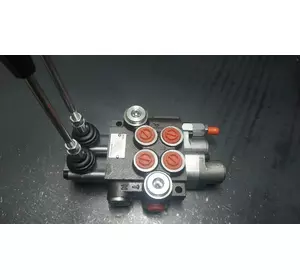 Гидрораспределитель двухсекционный 2Р40 Badestnost с плавающим положением К15 на две секции Гидрораспределитель двухсекционный 2Р40 Badestnost с плавающим положением К15 на две секции