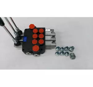 Гидрораспределитель трехсекционный Р80-L12L12A1 Корейский с плавающим положением L12 на 2 секции МТЗ Гидрораспределитель трехсекционный Р80-L12L12A1 Корейский с плавающим положением L12 на 2 секции МТЗ