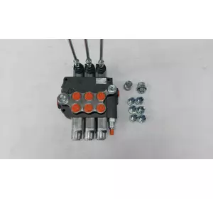 Гидрораспределитель 3 секции Р80 Badestnost 80 л/мин с плавающим положением на 2 секции L12 Гидрораспределитель 3 секции Р80 Badestnost 80 л/мин с плавающим положением на 2 секции L12