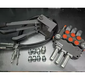 Гидрораспределитель Р80 3 секции с пдавающими Болгария на тросах и блоком рычагов для МТЗ, ЮМЗ, Т40, Т150 Гидрораспределитель Р80 3 секции с пдавающими Болгария на тросах и блоком рычагов для МТЗ, ЮМЗ, Т40, Т150