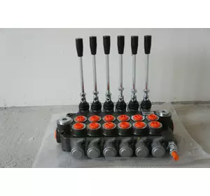 Гидрораспределитель Р40 7 секций 40-60 л/мин Гидрораспределитель Р40 7 секций 40-60 л/мин