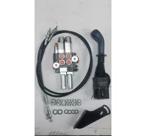 Комплект гидрораспределитель 2Р40+ трос1,5м трос под джойстик и плавающим положением на 2 секции Комплект гидрораспределитель 2Р40+ трос1,5м трос под джойстик и плавающим положением на 2 секции