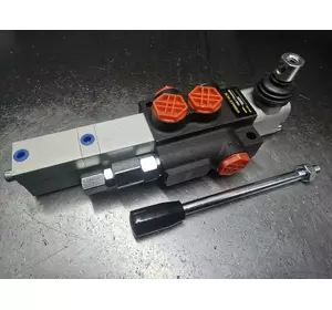 Гидрораспределитель Р40 с пневмоуправлением на подъем кузова 1 секционный 40-60 л/мин Корея Гидрораспределитель Р40 с пневмоуправлением на подъем кузова 1 секционный 40-60 л/мин Корея