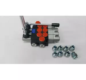 Гидрораспределитель трехсекционный 3Р40-К16А1А1 с плавающим положением К16 на 1 секцию Корея Гидрораспределитель трехсекционный 3Р40-К16А1А1 с плавающим положением К16 на 1 секцию Корея
