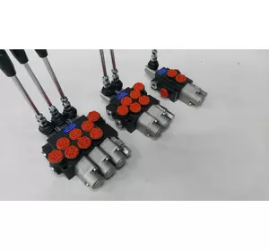 Гидрораспределитель трехсекционный 3Р40-К16К16А1 с плавающим положением К16 на 2 секции Корея Гидрораспределитель трехсекционный 3Р40-К16К16А1 с плавающим положением К16 на 2 секции Корея