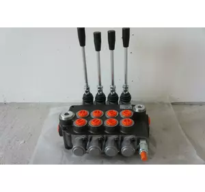 Гидрораспределитель Р40 4-секционный 4Р40 40-60 л/мин Гидрораспределитель Р40 4-секционный 4Р40 40-60 л/мин