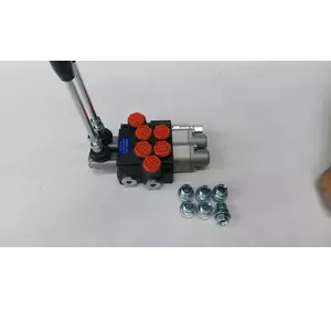 Гидрораспределитель 2 секции 2Р40-К16А1 с плавающим положением на 1 золотник 40-60 л/мин Корея Гидрораспределитель 2 секции 2Р40-К16А1 с плавающим положением на 1 золотник 40-60 л/мин Корея