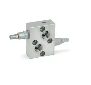 Клапан предохранительный стыковой на гидромотор VAU 1/2"SE OMP/OMR 20-250 Бар Клапан предохранительный стыковой на гидромотор VAU 1/2"SE OMP/OMR 20-250 Бар