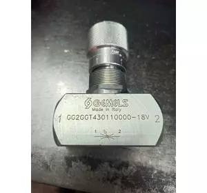 Дроссель без обратного клапана VRFB90 040 G3/4 GG2GGT430110000 Gemels Дроссель без обратного клапана VRFB90 040 G3/4 GG2GGT430110000 Gemels