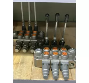 Гидрораспределитель 90L GM10/3 90л/мин 3 секции с плавающими GMS Гидрораспределитель 90L GM10/3 90л/мин 3 секции с плавающими GMS