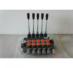 Гідророзподільник Р80 5 секцій 80 л/хв р80 3/2 222 Гідророзподільник Р80 5 секцій 80 л/хв р80 3/2 222