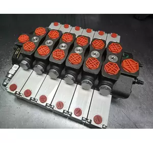 Гідророзподільник SD8 з гідрокеруванням 6 секцій 90 л/хв Гідророзподільник SD8 з гідрокеруванням 6 секцій 90 л/хв