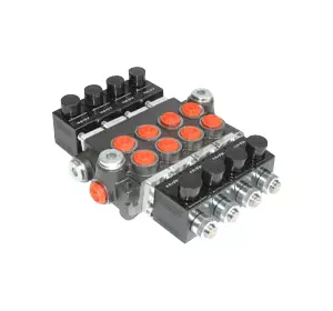 Гідророзподільник електромагнітний Z80 — 80 л/хв 6 золотниковий на 12 вольтів Гідророзподільник електромагнітний Z80 — 80 л/хв 6 золотниковий на 12 вольтів