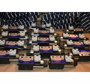 Гідророзподільник 4WE6-B з електрокеруванням одностороння схема 573Е Гідророзподільник 4WE6-B з електрокеруванням одностороння схема 573Е