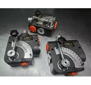 Регулятор витрати 3х лінійний зі скиданням у бак і запобіжним клапаном G 1/2" BSP 60-80 л/хв Регулятор витрати 3х лінійний зі скиданням у бак і запобіжним клапаном G 1/2" BSP 60-80 л/хв