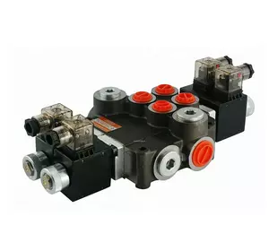 Гідророзподільник з електрокеруванням 2 секційний Z50 12/24 Вольта Гідророзподільник з електрокеруванням 2 секційний Z50 12/24 Вольта