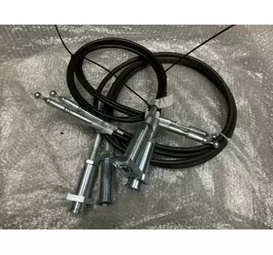 Трос 2 метри під кульку з китом (стакан) комплектом під'єднання троса до гідророзподільника Трос 2 метри під кульку з китом (стакан) комплектом під'єднання троса до гідророзподільника