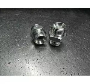 Штуцер (адаптер) М20х1,5-М20х1,5 ключ S24 дроселювальний 1,2 мм. Подрібнювач Штуцер (адаптер) М20х1,5-М20х1,5 ключ S24 дроселювальний 1,2 мм. Подрібнювач