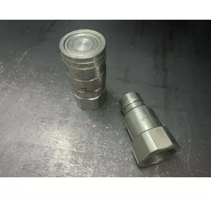 Швидкознімне з'єднання ду16, муфта БРС 3/4" плоска Flat Face 330 Бар (мама) Швидкознімне з'єднання ду16, муфта БРС 3/4" плоска Flat Face 330 Бар (мама)