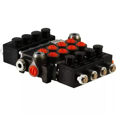 Гідророзподільник з електрокеруванням Z50 4 секційний на 12, 24 вольти