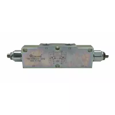 Клапан гальмівний двосторонній Oleoweb Італія VBCD1202S (60 л/хв, 1/2")