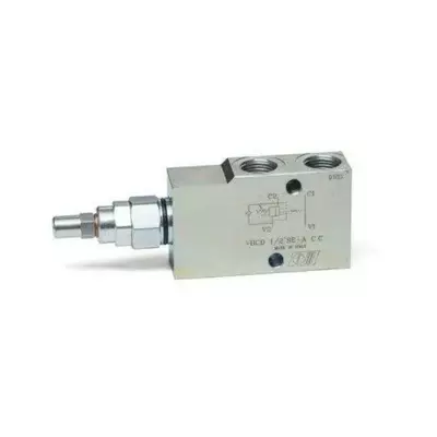 Клапан гальмівний OverCental контрбалансклапан VBCD 3/8" SE 3 VIE (40 л/хв, G 3/8")